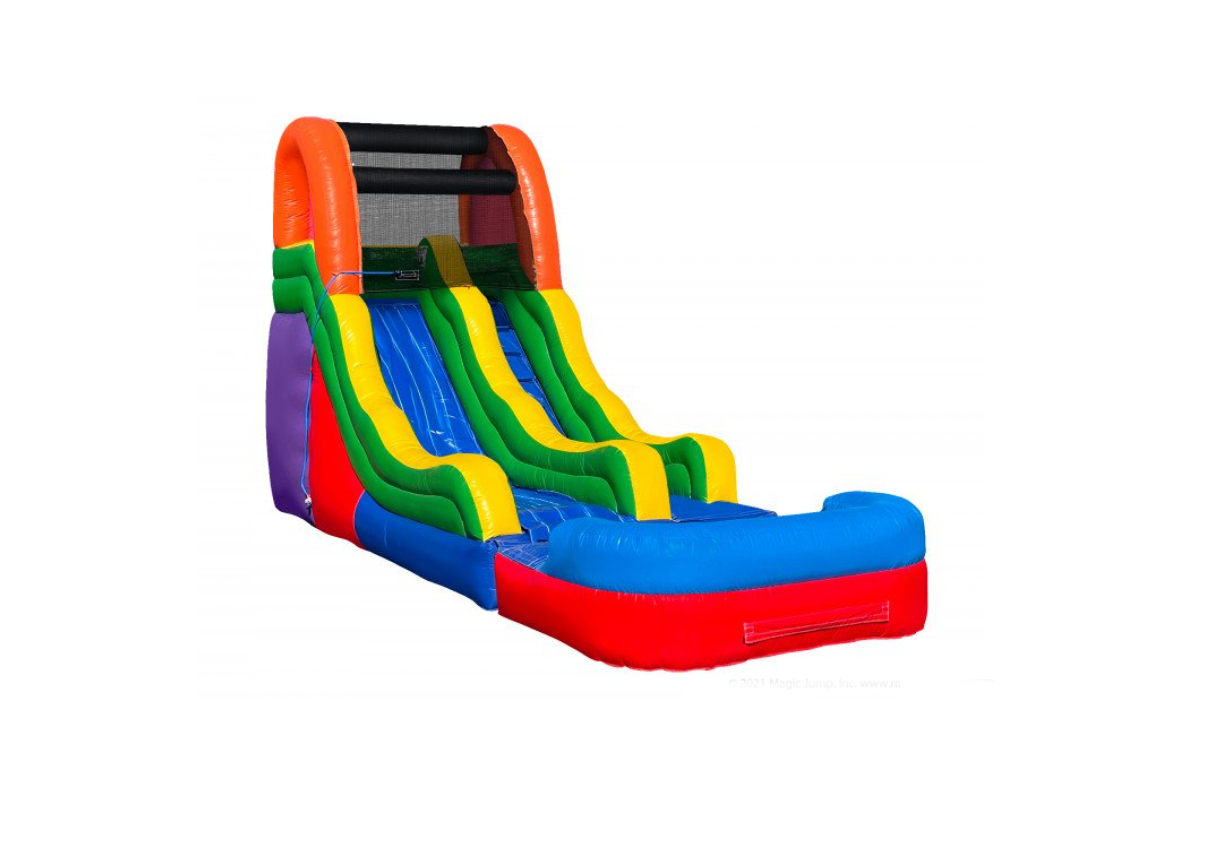 15' Fun Slide with Deep Pool